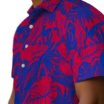 SMU Mustangs Hawaiian Shirt – Monstera Layer