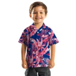 SMU Mustangs Hawaiian Shirt – Palm Leaves