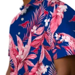 SMU Mustangs Hawaiian Shirt – Palm Leaves