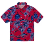 SMU Mustangs Hawaiian Shirt – Palm Sunset
