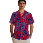 SMU Mustangs Hawaiian Shirt – Palm Sunset