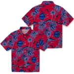 SMU Mustangs Hawaiian Shirt – Palm Sunset