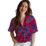 SMU Mustangs Hawaiian Shirt – Palm Sunset