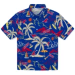 SMU Mustangs Hawaiian Shirt – Palm Tree Island