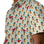 SMU Mustangs Hawaiian Shirt – Pineapple Delight