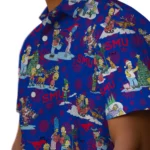 SMU Mustangs Hawaiian Shirt – Simpsons Christmas