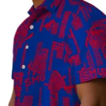 SMU Mustangs Hawaiian Shirt – Turtle Lines