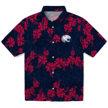 south alabama jaguars hibiscus petals blue hawaiian shirts best selling