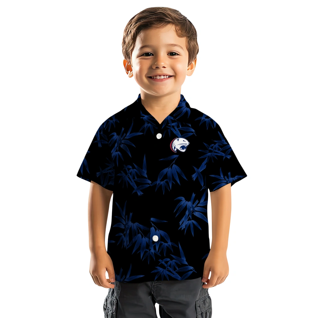South Alabama Jaguars Hawaiian Shirt - Bamboo Branches south alabama jaguars bamboo branches blue black hawaiian shirts top rated