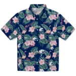 South Alabama Jaguars Hawaiian Shirt – Flamingo and Hibiscus