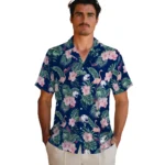 South Alabama Jaguars Hawaiian Shirt – Flamingo and Hibiscus