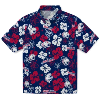 south alabama jaguars hibiscus bloom blue hawaiian shirts best selling