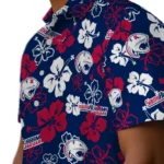 South Alabama Jaguars Hawaiian Shirt – Hibiscus Flower Design