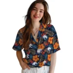 South Alabama Jaguars Hawaiian Shirt – Hibiscus Foliage