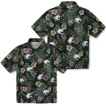 South Alabama Jaguars Hawaiian Shirt – Hibiscus Leaves Pattern