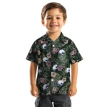 South Alabama Jaguars Hawaiian Shirt – Hibiscus Leaves Pattern