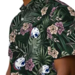 South Alabama Jaguars Hawaiian Shirt – Hibiscus Leaves Pattern