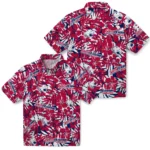 South Alabama Jaguars Hawaiian Shirt – Hibiscus Overlay
