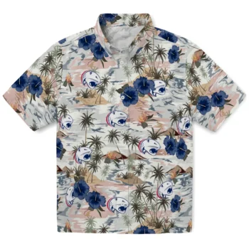 south alabama jaguars hibiscus seaside white hawaiian shirts best selling
