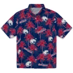 South Alabama Jaguars Hawaiian Shirt – Palm Tree Motif