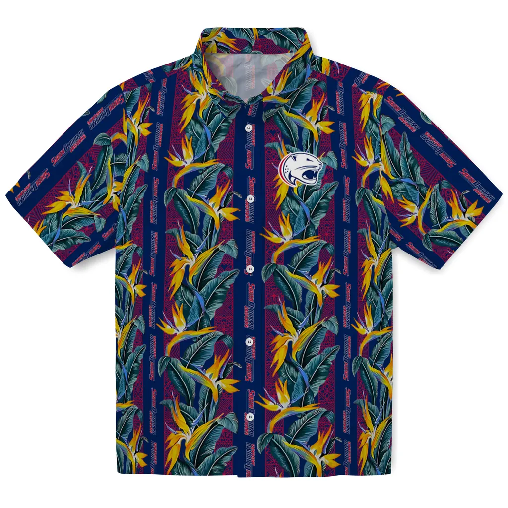 South Alabama Jaguars Hawaiian Shirt - Paradise Vines south alabama jaguars paradise vines blue hawaiian shirts best selling