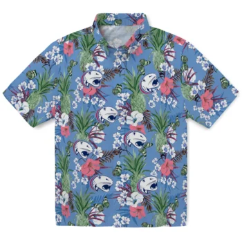 south alabama jaguars pineapple bouquet best sky blue hawaiian shirts best selling
