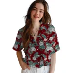South Carolina Gamecocks Hawaiian Shirt – Flamingo and Hibiscus