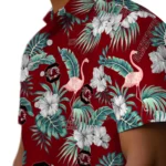 South Carolina Gamecocks Hawaiian Shirt – Flamingo and Hibiscus
