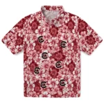 South Carolina Gamecocks Hawaiian Shirt – Hibiscus Blooms