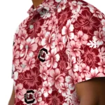 South Carolina Gamecocks Hawaiian Shirt – Hibiscus Blooms