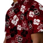 South Carolina Gamecocks Hawaiian Shirt – Hibiscus Flower Design