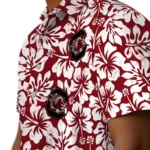 South Carolina Gamecocks Hawaiian Shirt – Hibiscus Motif