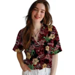 South Carolina Gamecocks Hawaiian Shirt – Hibiscus Tiki Jungle