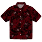 South Carolina Gamecocks Hawaiian Shirt – Monstera Layer