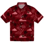South Carolina Gamecocks Hawaiian Shirt – Palm And Clouds