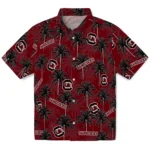 South Carolina Gamecocks Hawaiian Shirt – Palm Tree Motif