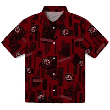south carolina gamecocks turtle lines garnet hawaiian shirts best selling