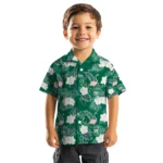 South Florida Bulls Hawaiian Shirt – Flamingo and Hibiscus