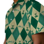 South Florida Bulls Hawaiian Shirt – Golfing Plaid