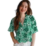 South Florida Bulls Hawaiian Shirt – Hibiscus Blooms