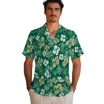 South Florida Bulls Hawaiian Shirt – Hibiscus Flower Design