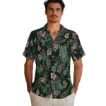 South Florida Bulls Hawaiian Shirt – Hibiscus Leaves Pattern