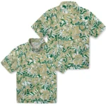 South Florida Bulls Hawaiian Shirt – Hibiscus Overlay
