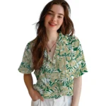 South Florida Bulls Hawaiian Shirt – Hibiscus Overlay