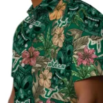 South Florida Bulls Hawaiian Shirt – Hibiscus Tiki Jungle
