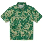 South Florida Bulls Hawaiian Shirt – Monstera Layer