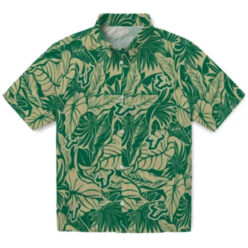 south florida bulls monstera layer green hawaiian shirts best selling