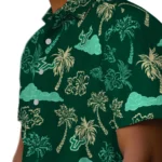 South Florida Bulls Hawaiian Shirt – Palm And Clouds