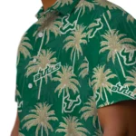 South Florida Bulls Hawaiian Shirt – Palm Tree Motif