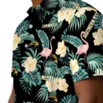 Southern Miss Golden Eagles Hawaiian Shirt – Flamingo and Hibiscus